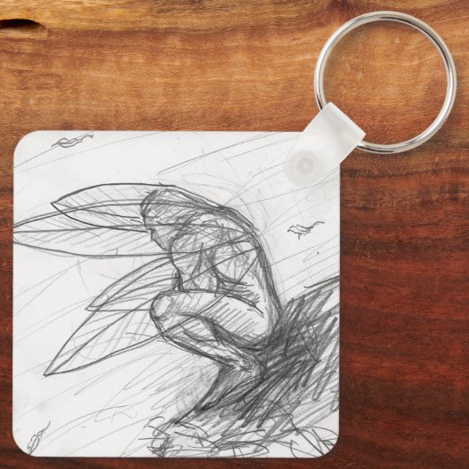 Porte-clés Poussière de Pixie dans le Vent (Verso)