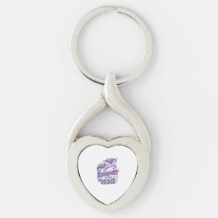 Porte-clés Poussière d'étoile de licorne dans mes veines Cade