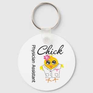 Porte-clés Poussin auxiliaire v2 de médecin