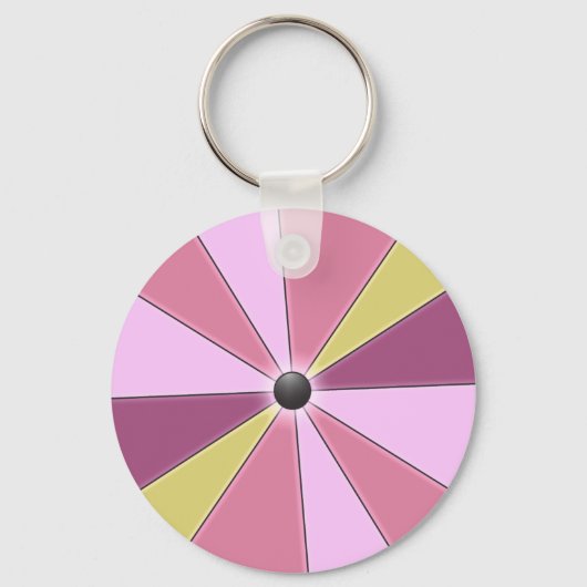 Porte-clés Poutres de couleur rose (Recto)