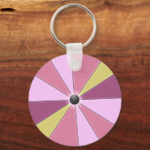 Porte-clés Poutres de couleur rose (Recto)