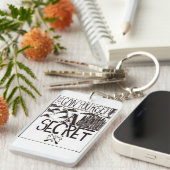Porte-clés Pouvez vous garder un secret (Devant droit)