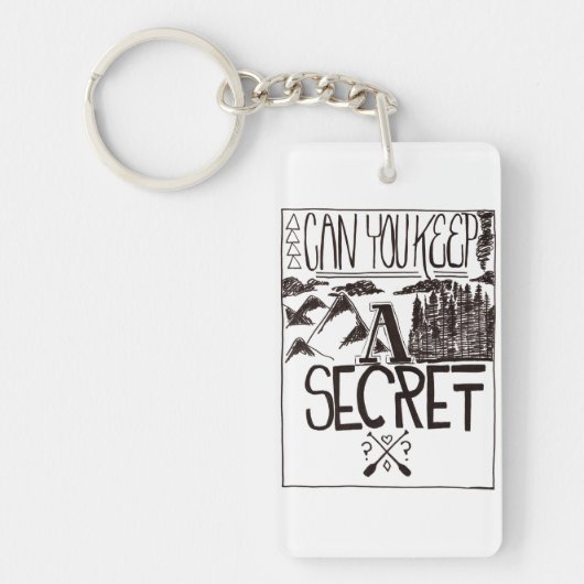 Porte-clés Pouvez vous garder un secret (Devant)