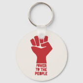 Porte-clés Pouvoir au peuple (Recto)