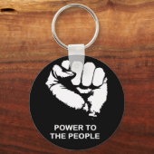 Porte-clés Pouvoir Au Peuple (Recto)