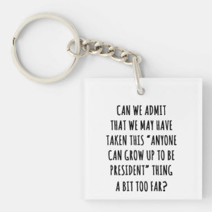 Porte-clés Pouvons-nous admettre