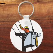 Porte-clés Power Lineman Electrician (Recto)
