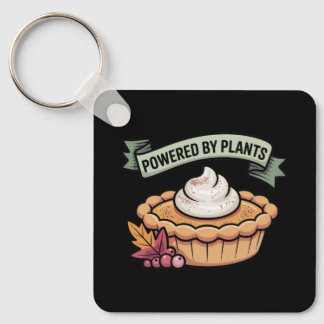Porte-clés Powered by Plante Citrouille Pie ・ Vegan Thanksgiv