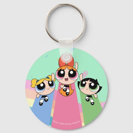 Porte-clés Powerpuff Girls Fly High (Recto)
