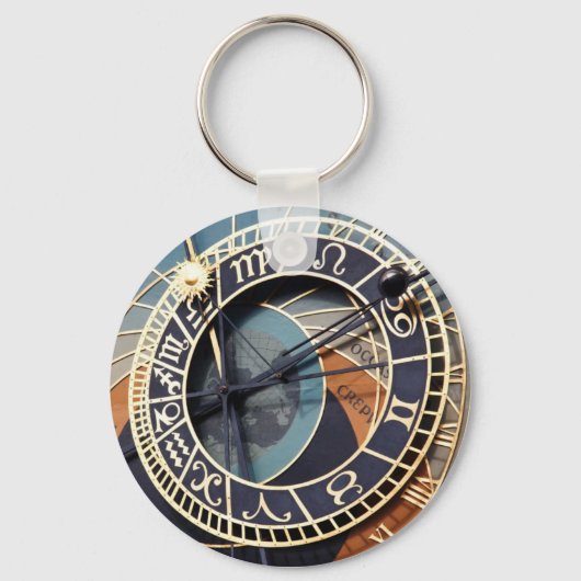 Porte-clés prague astronomical clock keychain (Recto)