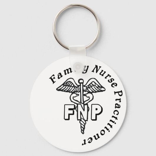 PORTE-CLÉS PRATICIEN DES INFIRMIÈRES FNP CADUCEUS (Recto)
