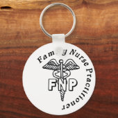 PORTE-CLÉS PRATICIEN DES INFIRMIÈRES FNP CADUCEUS (Recto)