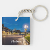 Porte-clés Prato della Valle la nuit à Padova, Italie (Dos)