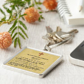 PORTE-CLÉS PRAYER IN CHEROKEE DE SEIGNEUR (Côté)