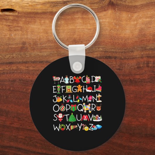 Porte-clés Pre-k Kindergarten Teachers Students Kids Christma (Recto)