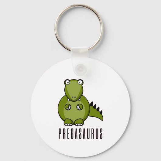 Porte-clés Pregasaurus Drôle cadeau pour la Faire-part de gro (Recto)