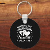 Porte-clés Pregnancy Announcement Growing The Sweetest Valent (Recto)