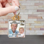 Porte-clés Premier Fête des pères photo meilleur papa jamais<br><div class="desc">Premier porte - clé photo de Fête des pères pour le meilleur Papa Ever. Vous pouvez ajouter votre photo préférée (qui est affichée en format carré / instagram) et vous pouvez aussi modifier tout le texte, si vous le souhaitez. Il se lit actuellement "heureux 1ère fête des pères .. meilleur...</div>