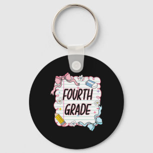 Porte-clés Premier Jour D'école Fillette Coquette1
