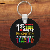 Porte-clés Premier Jour D'Enfance Priez Pour Mon Professeur D (Verso)