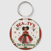 PORTE-CLÉS PREMIER NOËL DE BÉBÉ (Recto)