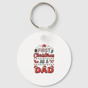 Porte-clés Premier Noël Papa Fêtes