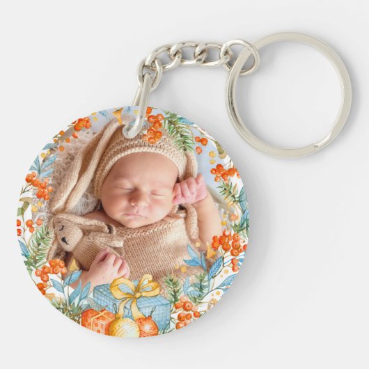 Porte-clés Premier Noël Personnalisé En Tant Que Grand-Parent (Dos)