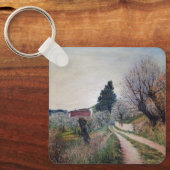 Porte-clés PREMIER PRINTEMPS EN GOUVERNALAIS / Paysage Toscan (Recto)