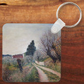 Porte-clés PREMIER PRINTEMPS EN GOUVERNALAIS / Paysage Toscan (Verso)