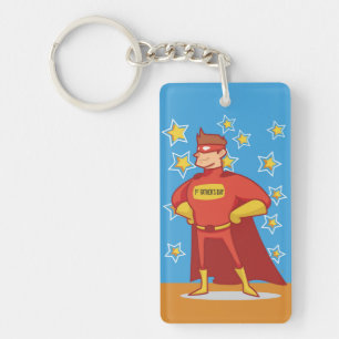 Porte-clés Premier superhéros de Fête des pères