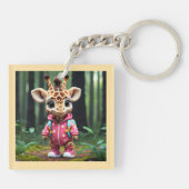 Porte-clés "Première Escapade de la Giraffe" (Dos)