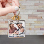 Porte-clés Première Fête des pères photo Meilleur père jamais<br><div class="desc">Premier porte - clé photo de Fête des pères pour le meilleur papa de tous les temps. Vous pouvez ajouter votre photo préférée (qui est affichée en format carré / instagram) et vous pouvez aussi modifier tout le texte, si vous le souhaitez. Il se lit actuellement "heureux 1ère fête des...</div>