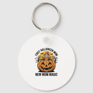 Porte-clés Première Maman Halloween Vintage Chauve-Souris Cit