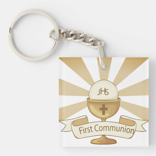 Porte-clés Première sainte communion (Devant)