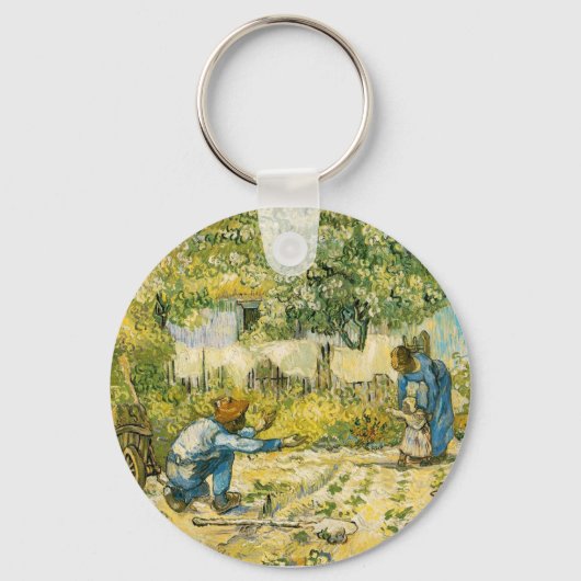 Porte-clés Premières étapes par Vincent van Gogh 1890 (Recto)