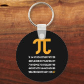 Porte-clés Premiers 100 Chiffres De Pi 67 Nerds Geeks Prof De (Recto)