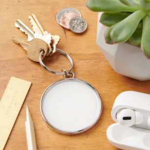 Porte-clés Premium Durable de Forme Rond Classique