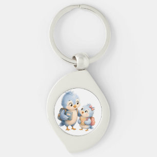 Porte-clés Premium Little Blue Birds
