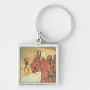Porte-clés Prenant la communion, de la vie de St Benoît (f