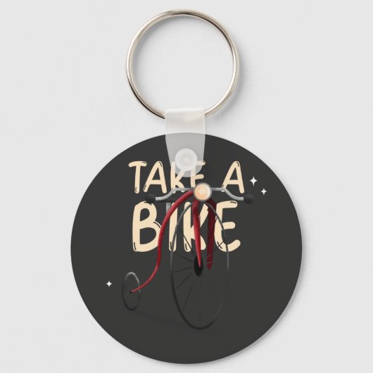 Porte-clés Prendre un vélo (Recto)