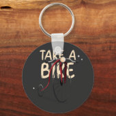 Porte-clés Prendre un vélo (Recto)