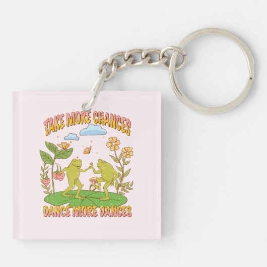 Porte-clés Prends Plus De Chances, Danse Plus De Danse (Dos)