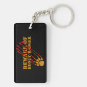 Porte-clés Prenez garde du blaireau de miel (Dos)