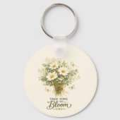 Porte-clés Prenez le temps de fleurir | Conception de bouquet (Recto)