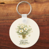 Porte-clés Prenez le temps de fleurir | Conception de bouquet (Recto)