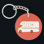 Porte-clés PRENEZ TOUJOURS LA ROUTE PITTORESQUE Motorhome Cam<br><div class="desc">Customisez ce porte - clé mignon avec votre propre texte,  votre nom ou tout ce que vous voulez. Préparez-vous à votre voyage en voiture avec ce design vintage RV,  dessiné à la main par moi pour vous ! Consultez ma boutique pour trouver beaucoup d'autres articles correspondants !</div>