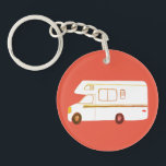Porte-clés PRENEZ TOUJOURS LA ROUTE PITTORESQUE Motorhome Cam<br><div class="desc">Customisez ce porte - clé mignon avec votre propre texte,  votre nom ou tout ce que vous voulez. Préparez-vous à votre voyage en voiture avec ce design vintage RV,  dessiné à la main par moi pour vous ! Consultez ma boutique pour trouver beaucoup d'autres articles correspondants !</div>