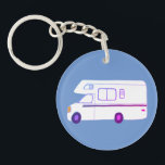 Porte-clés PRENEZ TOUJOURS LA ROUTE PITTORESQUE Motorhome Cam<br><div class="desc">Customisez ce porte - clé mignon avec votre propre texte,  votre nom ou tout ce que vous voulez. Préparez-vous à votre voyage en voiture avec ce design vintage RV,  dessiné à la main par moi pour vous ! Consultez ma boutique pour trouver beaucoup d'autres articles correspondants !</div>