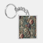 Porte-clés Prenez un Bow - Gothique Floral Design (Devant gauche)