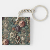 Porte-clés Prenez un Bow - Gothique Floral Design (Dos)